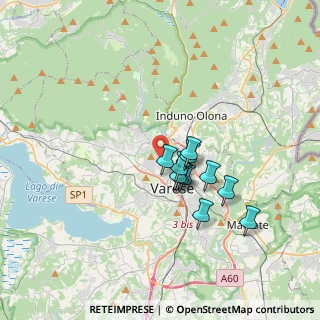Mappa Via Bellotto Bernardo, 21100 Varese VA, Italia (2.6)