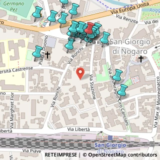 Mappa Via Stazione, 33058 San Giorgio di Nogaro UD, Italia (0.12222)