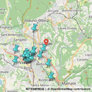 Mappa Via Monfalcone, 21100 Varese VA, Italia (2.22412)