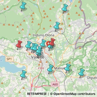 Mappa Via Monfalcone, 21100 Varese VA, Italia (4.0425)