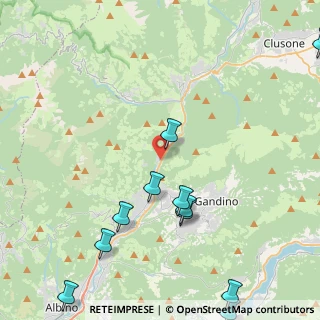 Mappa Casnigo, 24020 Casnigo BG, Italia (5.66455)