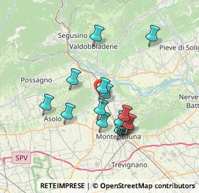 Mappa 31041 Cornuda TV, Italia (6.12563)