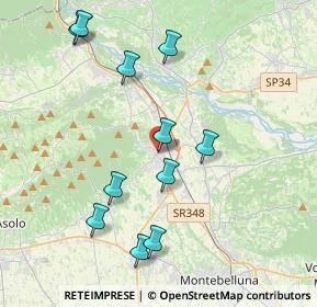 Mappa 31041 Cornuda TV, Italia (4.09364)