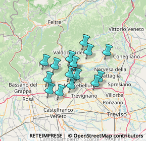 Mappa 31041 Cornuda TV, Italia (9.648)