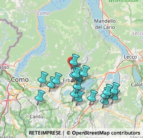 Mappa Pontelambro-Castelmarte, 22037 Ponte Lambro CO, Italia (7.055)