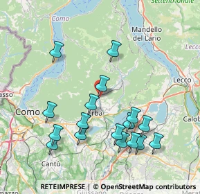 Mappa Pontelambro-Castelmarte, 22037 Ponte Lambro CO, Italia (8.04941)