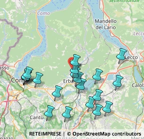 Mappa Pontelambro-Castelmarte, 22037 Ponte Lambro CO, Italia (8.342)