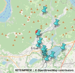 Mappa Pontelambro-Castelmarte, 22037 Ponte Lambro CO, Italia (3.88273)