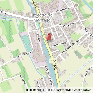 Mappa Via Erizzo, 46, 31035 Crocetta del Montello, Treviso (Veneto)