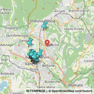 Mappa Via Rienza, 21100 Varese VA, Italia (1.848)