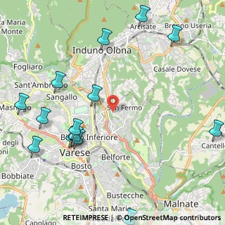 Mappa Via Rienza, 21100 Varese VA, Italia (2.71133)
