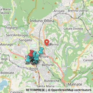 Mappa Via Rienza, 21100 Varese VA, Italia (1.95647)