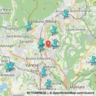 Mappa Via Rienza, 21100 Varese VA, Italia (2.48727)