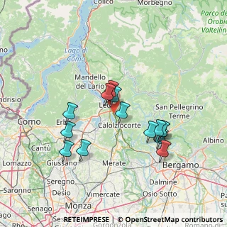 Mappa Via al Lago, 23900 Lecco LC, Italia (13.02357)
