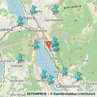 Mappa Via al Lago, 23900 Lecco LC, Italia (2.49)