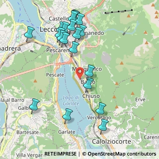 Mappa Via al Lago, 23900 Lecco LC, Italia (2.3155)