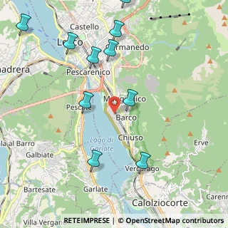 Mappa Via al Lago, 23900 Lecco LC, Italia (2.60273)