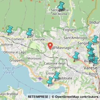 Mappa Via Giuseppe Mazzini, 21020 Buguggiate VA, Italia (3.23692)