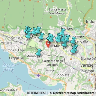 Mappa Via Giuseppe Mazzini, 21020 Buguggiate VA, Italia (1.4565)