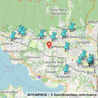 Mappa Via Giuseppe Mazzini, 21020 Buguggiate VA, Italia (2.62133)