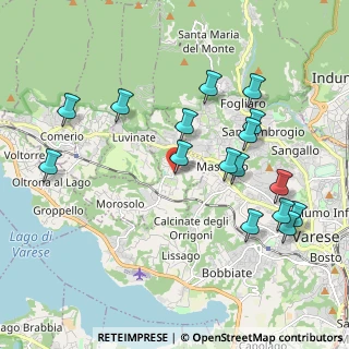 Mappa Via Giuseppe Mazzini, 21020 Buguggiate VA, Italia (2.10563)