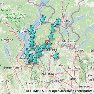 Mappa Via Giuseppe Mazzini, 21020 Buguggiate VA, Italia (12.4025)