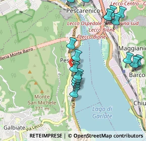 Mappa Via Roma, 23855 Pescate LC, Italia (1.127)