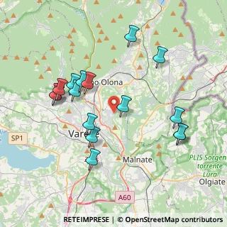 Mappa Via Landro, 21100 Varese VA, Italia (3.87)