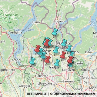 Mappa Via Landro, 21100 Varese VA, Italia (11.07842)