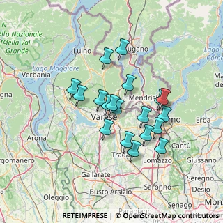 Mappa Via Landro, 21100 Varese VA, Italia (11.29211)
