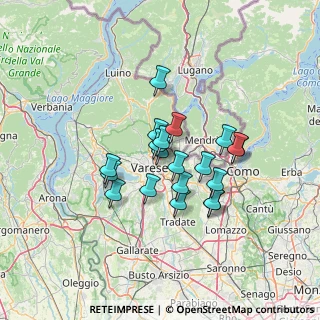 Mappa Via Landro, 21100 Varese VA, Italia (10.142)