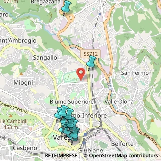 Mappa Via Galileo Ferraris, 21100 Varese VA, Italia (1.40429)