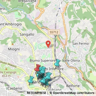 Mappa Via Galileo Ferraris, 21100 Varese VA, Italia (1.48647)
