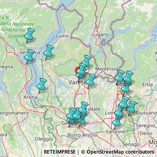 Mappa Via Galileo Ferraris, 21100 Varese VA, Italia (17.9455)