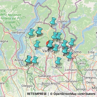 Mappa Via Galileo Ferraris, 21100 Varese VA, Italia (10.95)