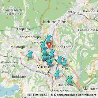 Mappa Via Galileo Ferraris, 21100 Varese VA, Italia (1.56769)