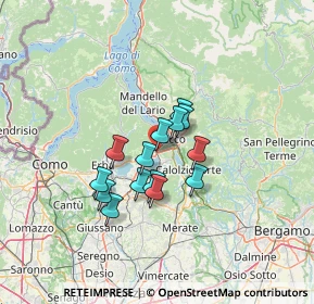 Mappa Via Como, 23851 Galbiate LC, Italia (9.32643)
