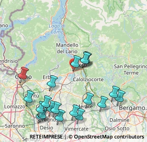 Mappa Via Como, 23851 Galbiate LC, Italia (18.2185)