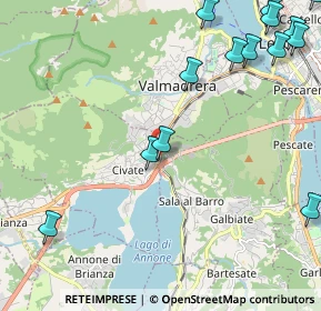 Mappa Via Como, 23851 Galbiate LC, Italia (3.138)