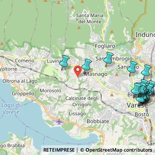 Mappa Via Giovanni Pascoli, 21020 Casciago VA, Italia (3.2675)