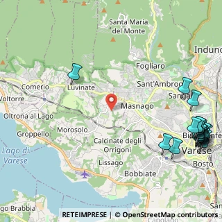 Mappa Via Giovanni Pascoli, 21020 Casciago VA, Italia (3.3115)