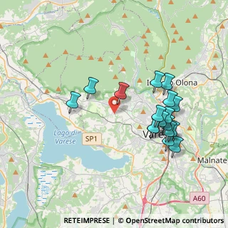 Mappa Via Giovanni Pascoli, 21020 Casciago VA, Italia (3.67235)
