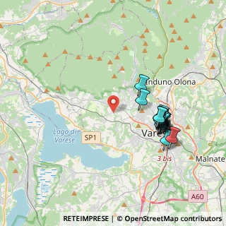 Mappa Via Giovanni Pascoli, 21020 Casciago VA, Italia (3.6125)