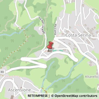 Mappa Via San Lorenzo, 19, 24010 Costa Serina, Bergamo (Lombardia)