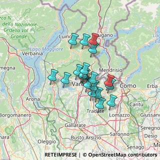 Mappa Via dei Carantani, 21100 Varese VA, Italia (9.01)