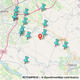 Mappa Via Crosere, 31028 Vazzola TV, Italia (4.87214)