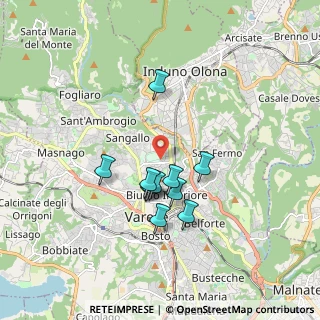 Mappa Viale Ippodromo, 21100 Varese VA, Italia (1.40455)