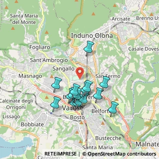 Mappa Viale Ippodromo, 21100 Varese VA, Italia (1.52563)