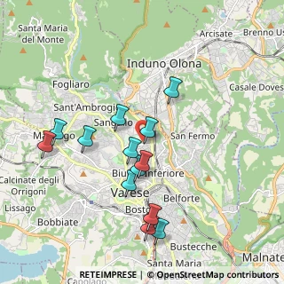 Mappa Viale Ippodromo, 21100 Varese VA, Italia (1.82231)