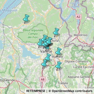 Mappa Viale Ippodromo, 21100 Varese VA, Italia (4.12692)
